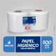 papel higienico tork 500 mts x 4 rollos , una hoja $ 11.990 mas iva