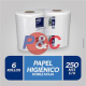 PAPEL HGIENICO TORK PREMIUM ,DOBLE HOJA 250 MTS.X 6 $ 11.990 mas iva