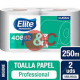 TOALLA PAPEL ELITE 250 MTS X 2.$ 7.390 mas iva