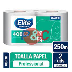 Toalla Papel Elite nova industrial 250 metros x 2 $ 7.390 mas iva