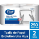 toalla papel elite evolution 250 mts x 2 $ 7.890 mas iva