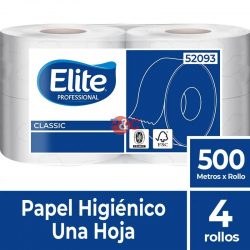 papel higienico elite 500 mts x 4 rollos $ 7.690 mas iva 